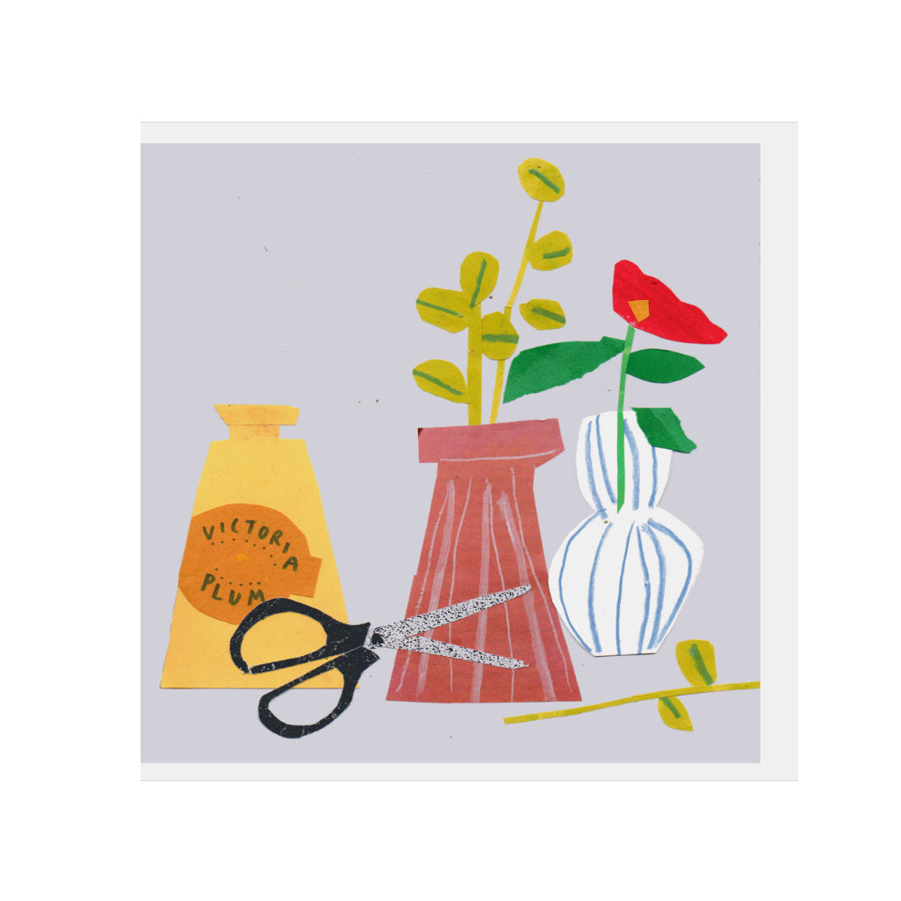 Cutting Flowers Card