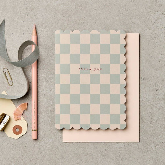 Thank you Chequer Card
