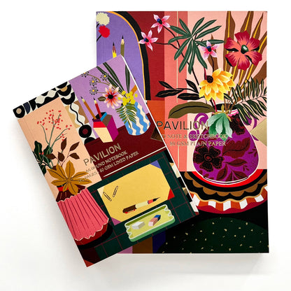 Lifestyle Botanical A6 Buckram Embossed Foiled Notebook 
