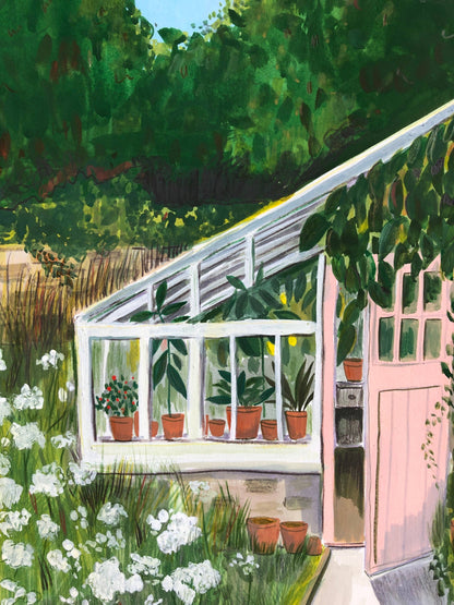 Greenhouse Print A4