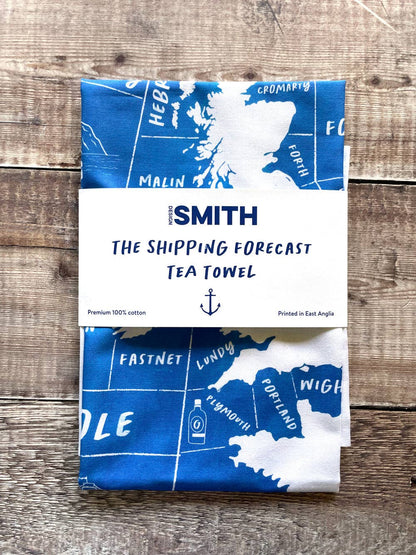 The Shipping Forecast Tea Towel