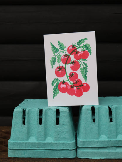 Tomatoes Risograph Card