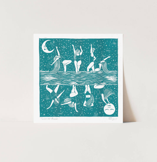 'Celestial Bodies' Riso Print