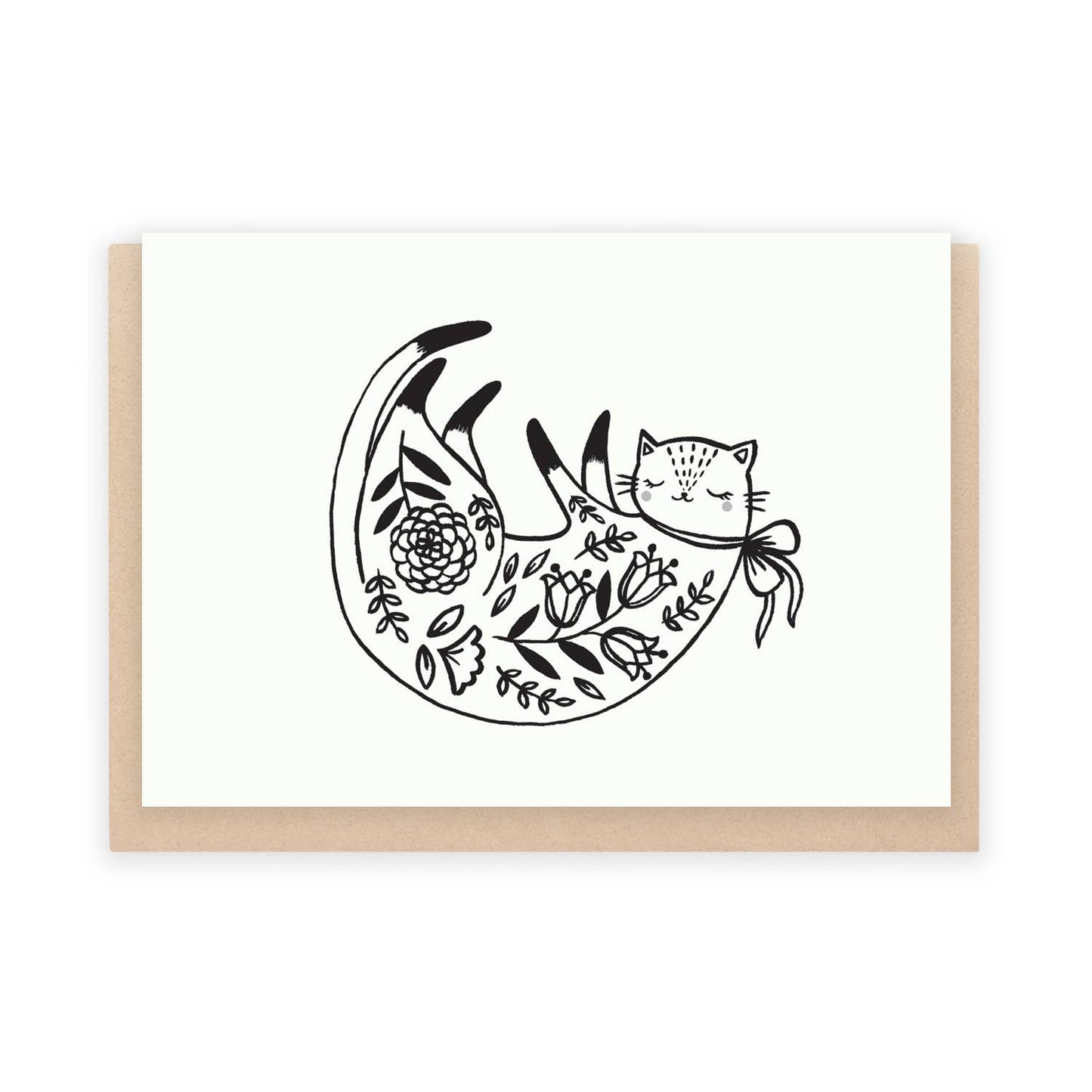 Tumbling Cat Card