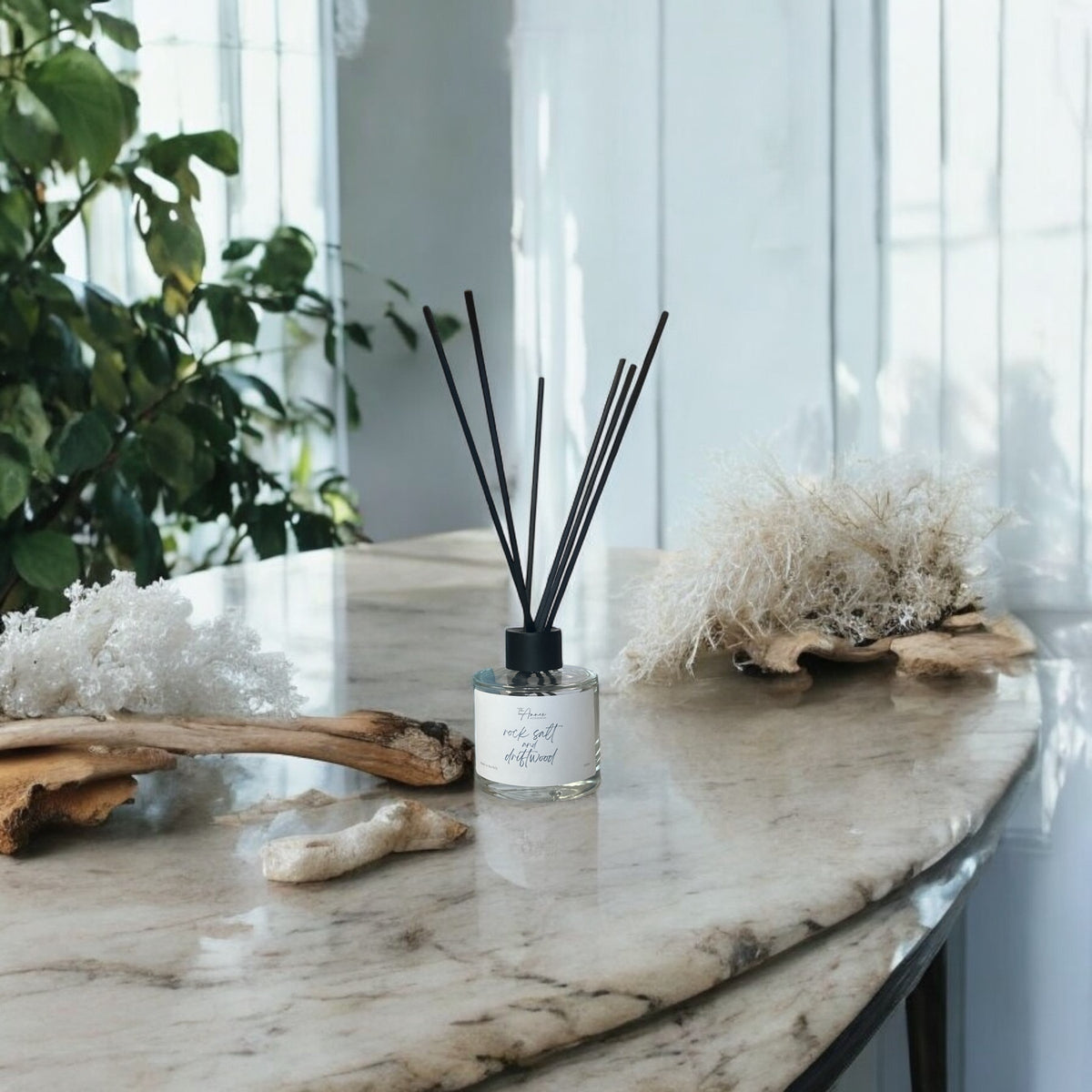 Brookstone Salt Diffuser Rings Rock Salt & Driftwood Diffuser – Thrive