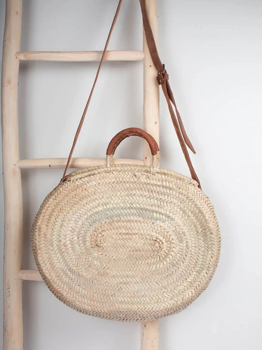 Cross body Basket Bag