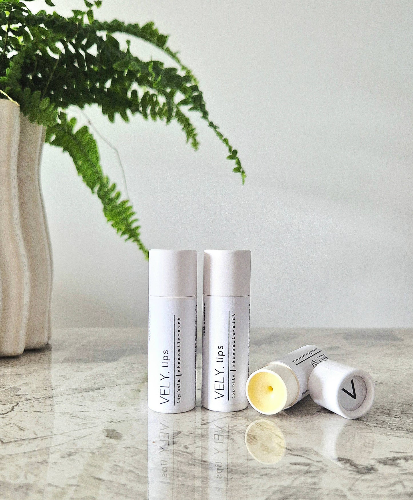Natural Lip Balm With Organic Chamomile