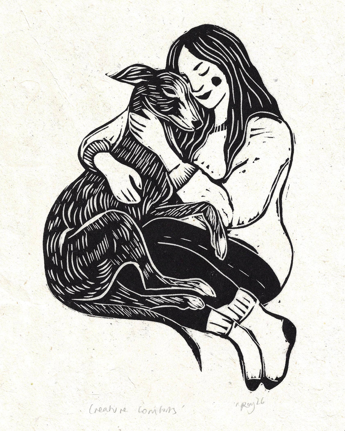 Cosy Dog Greetings Card