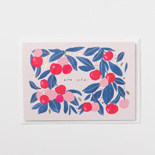 Mon Cheri Greetings Card