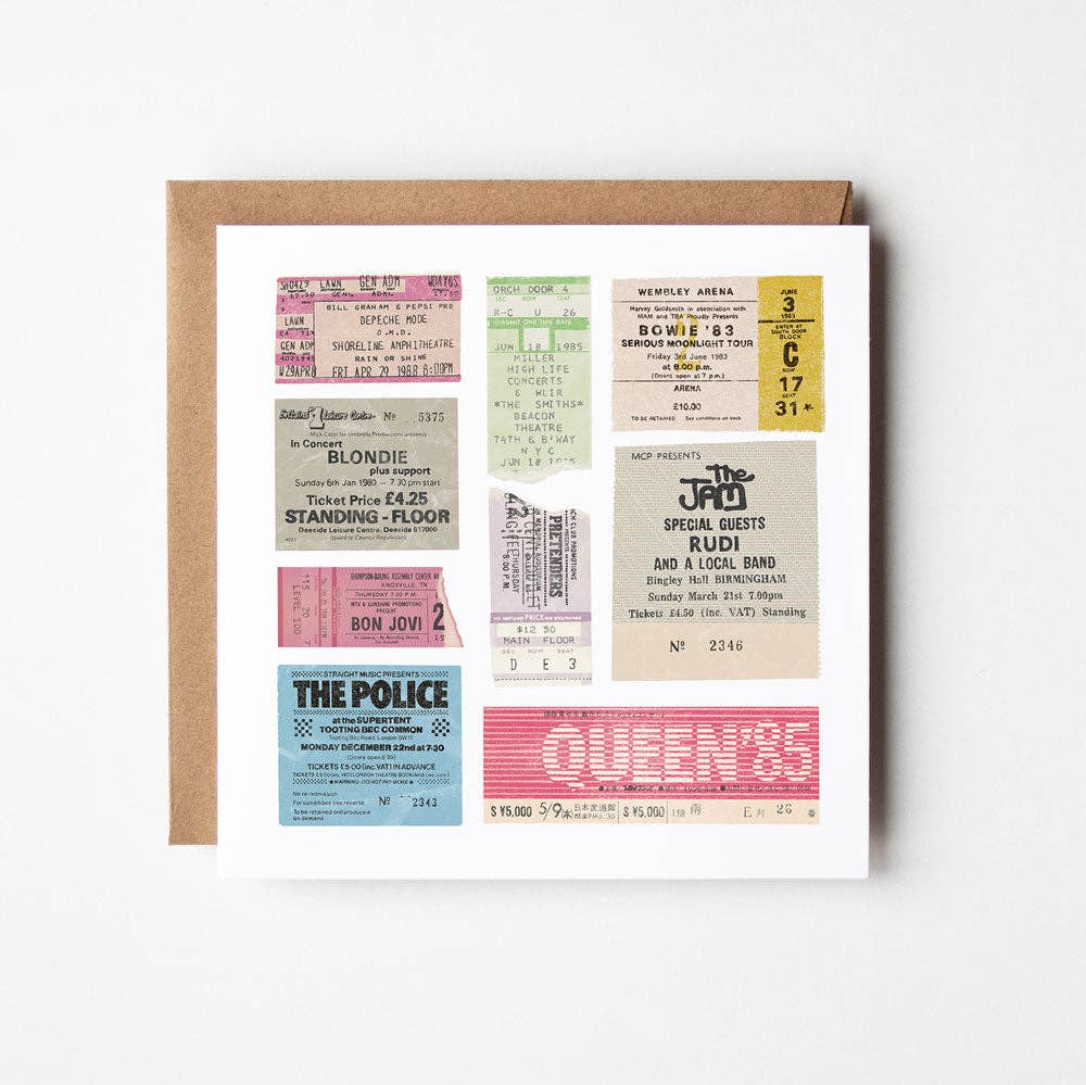 Eighties Greetings Card