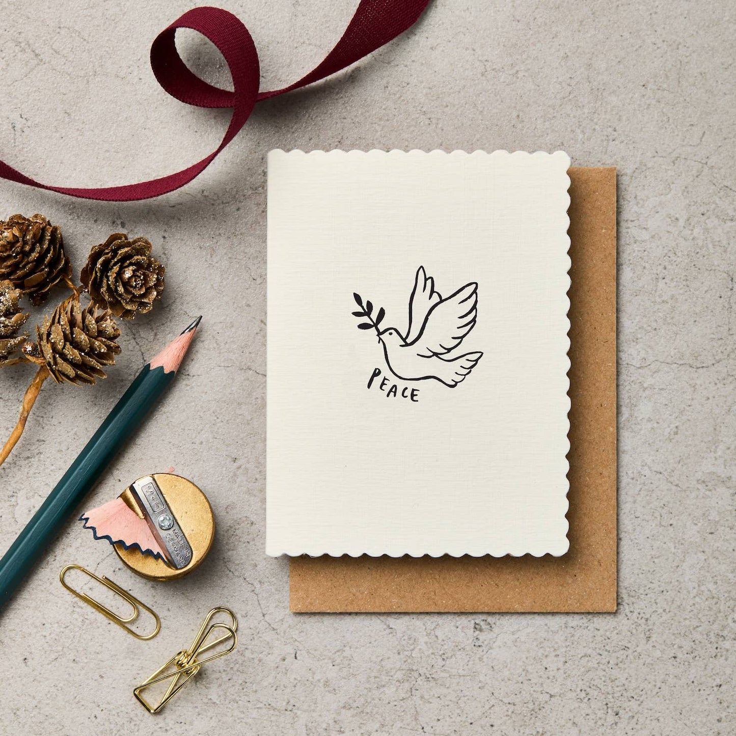 Mini Dove Christmas Card