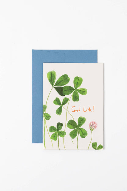 Good Luck Clover Card