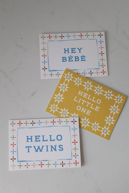 Hello Little One Greeting Card