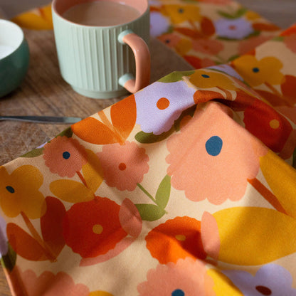 Blooming Tea Towel