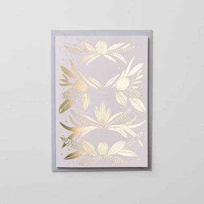 Happily Ever After Gold Foiled Card