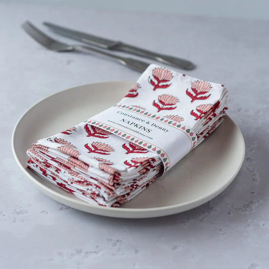 Lotus Flower Pink Napkins