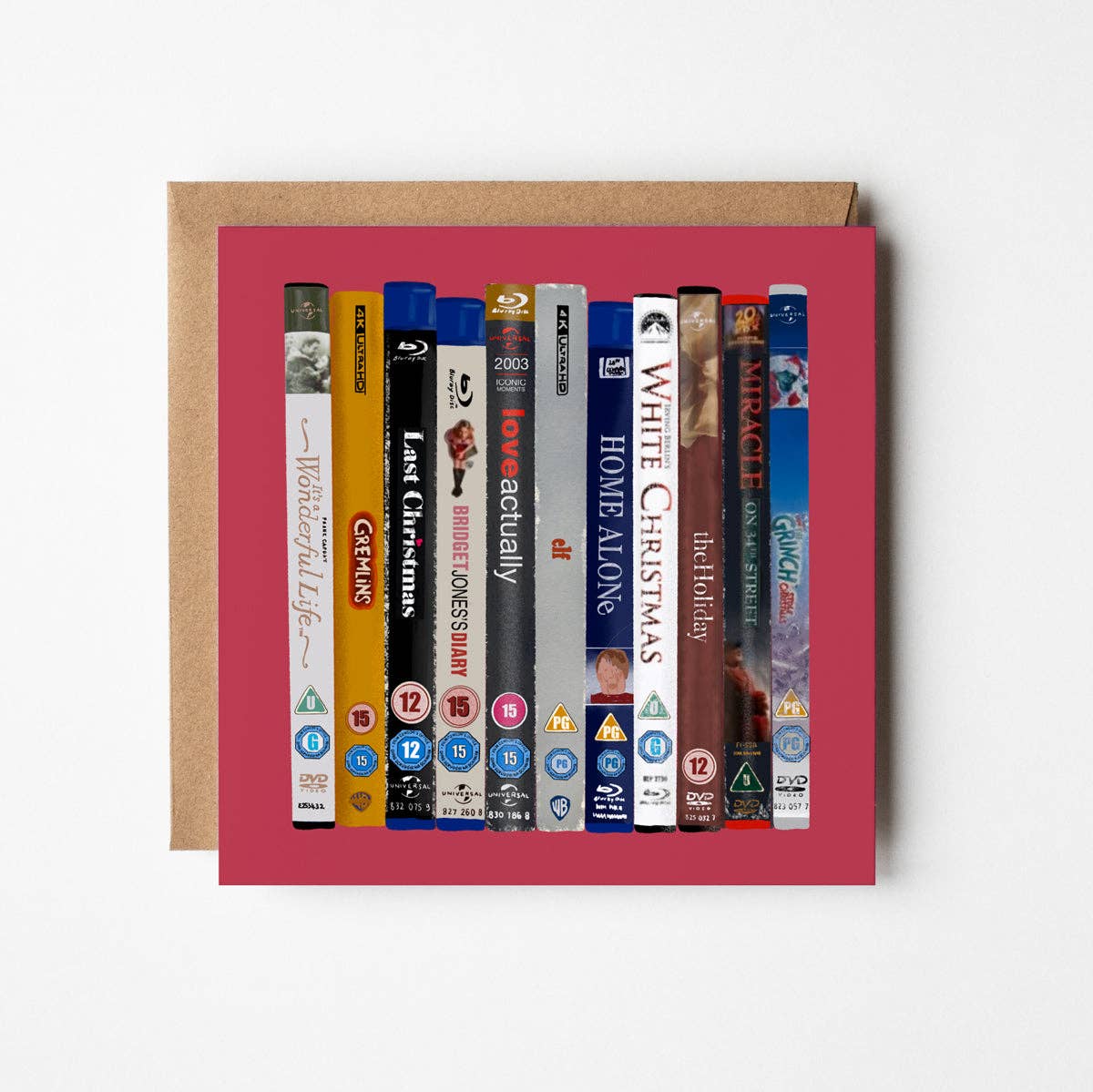 Christmas Films Greetings Card