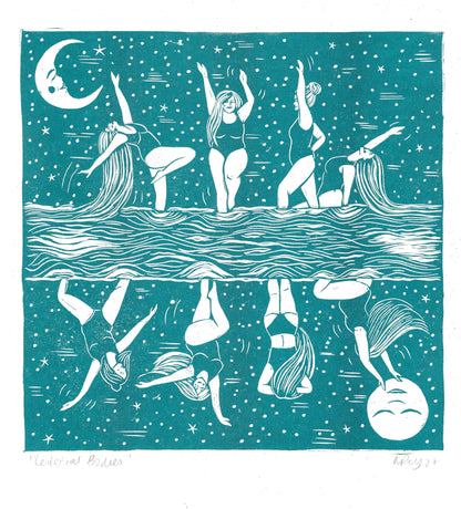 'Celestial Bodies' Riso Print