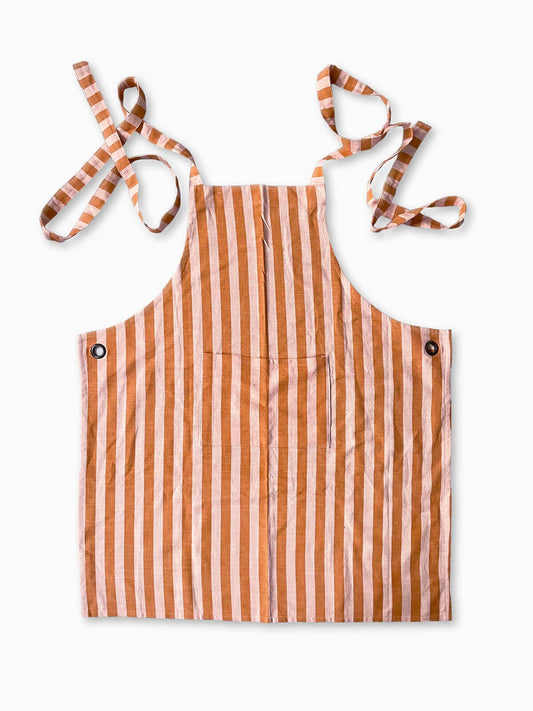 Jaipur Stripe Apron - Pink City