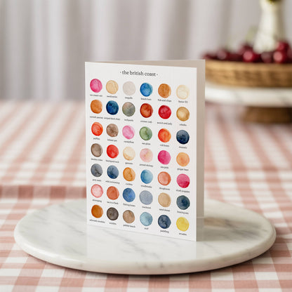 The Colours of The British Coast Card