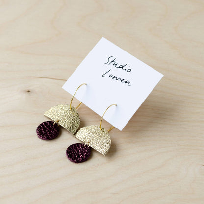 Sunrise Hoop Earrings