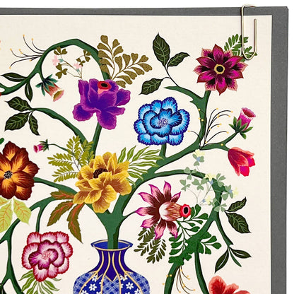 Willow Botanical Floral Vase Card