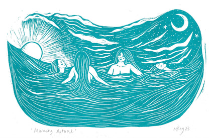 'Morning Ritual' Riso A4 Print