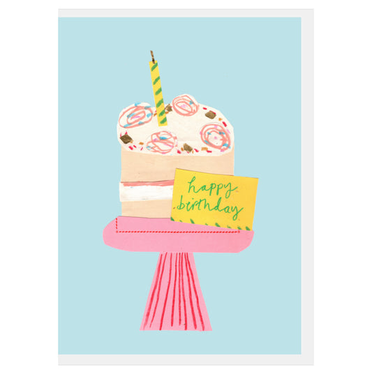 Happy Birthday Cake Card