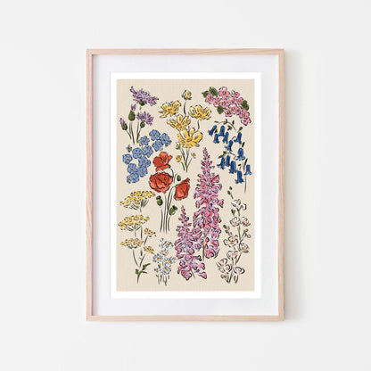 Garden Flowers Print