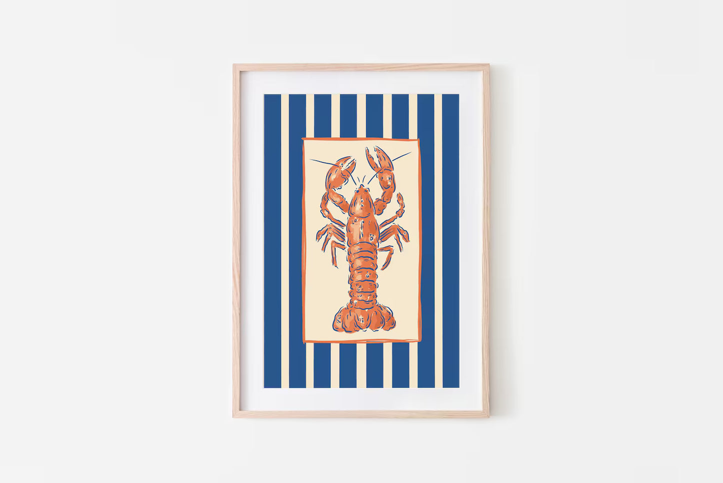 Lobster Print A4