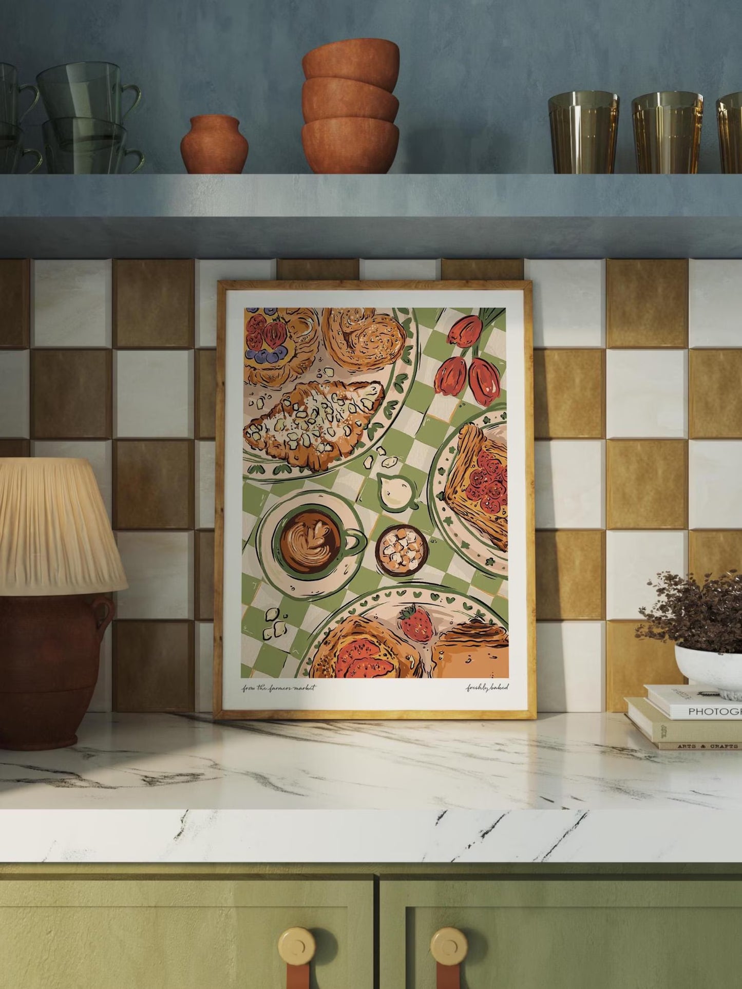 Freshly Baked Print A3