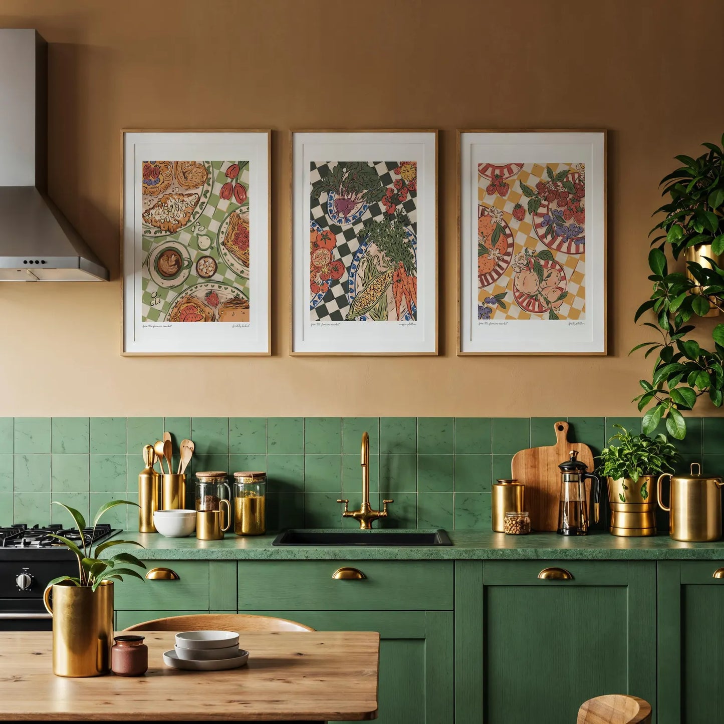 Veggie Platters Print A3