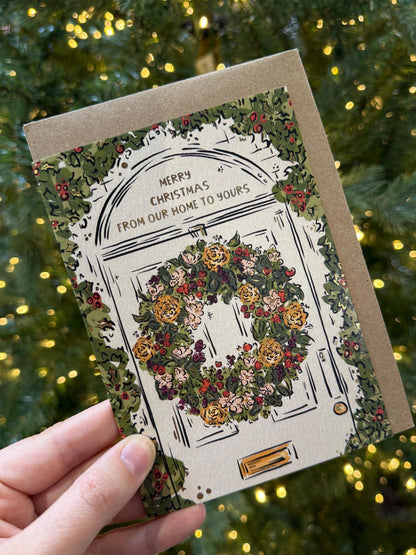 'From Our House To Yours' Christmas Card