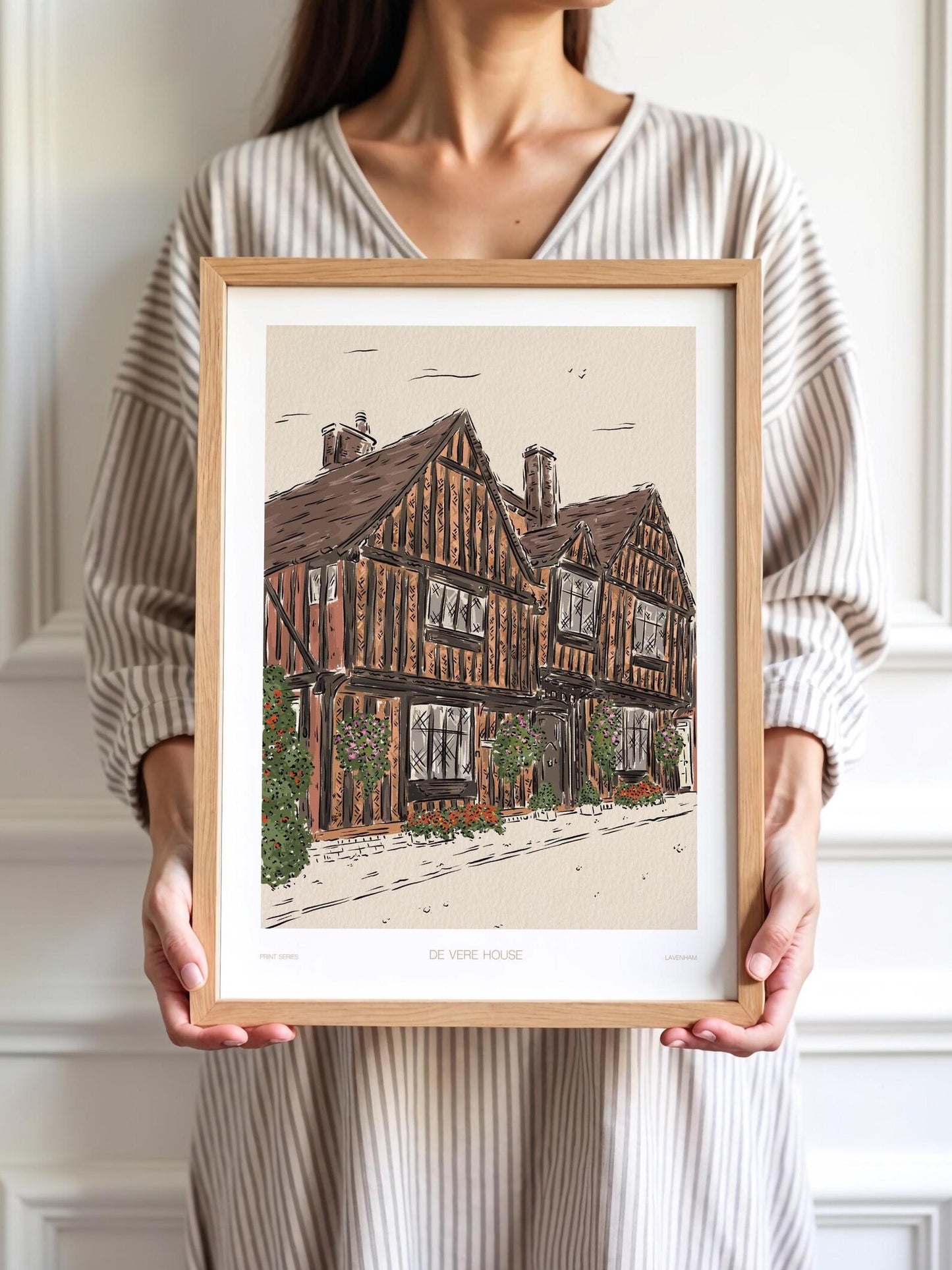 De Vere House Lavenham Print A3