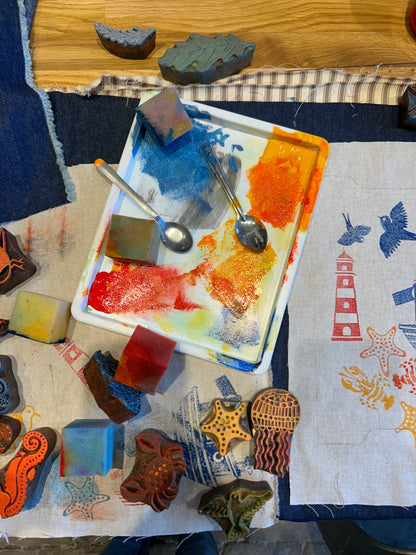 Spring Block Printing Workshop - Sunday 8th March 10.00-12.00