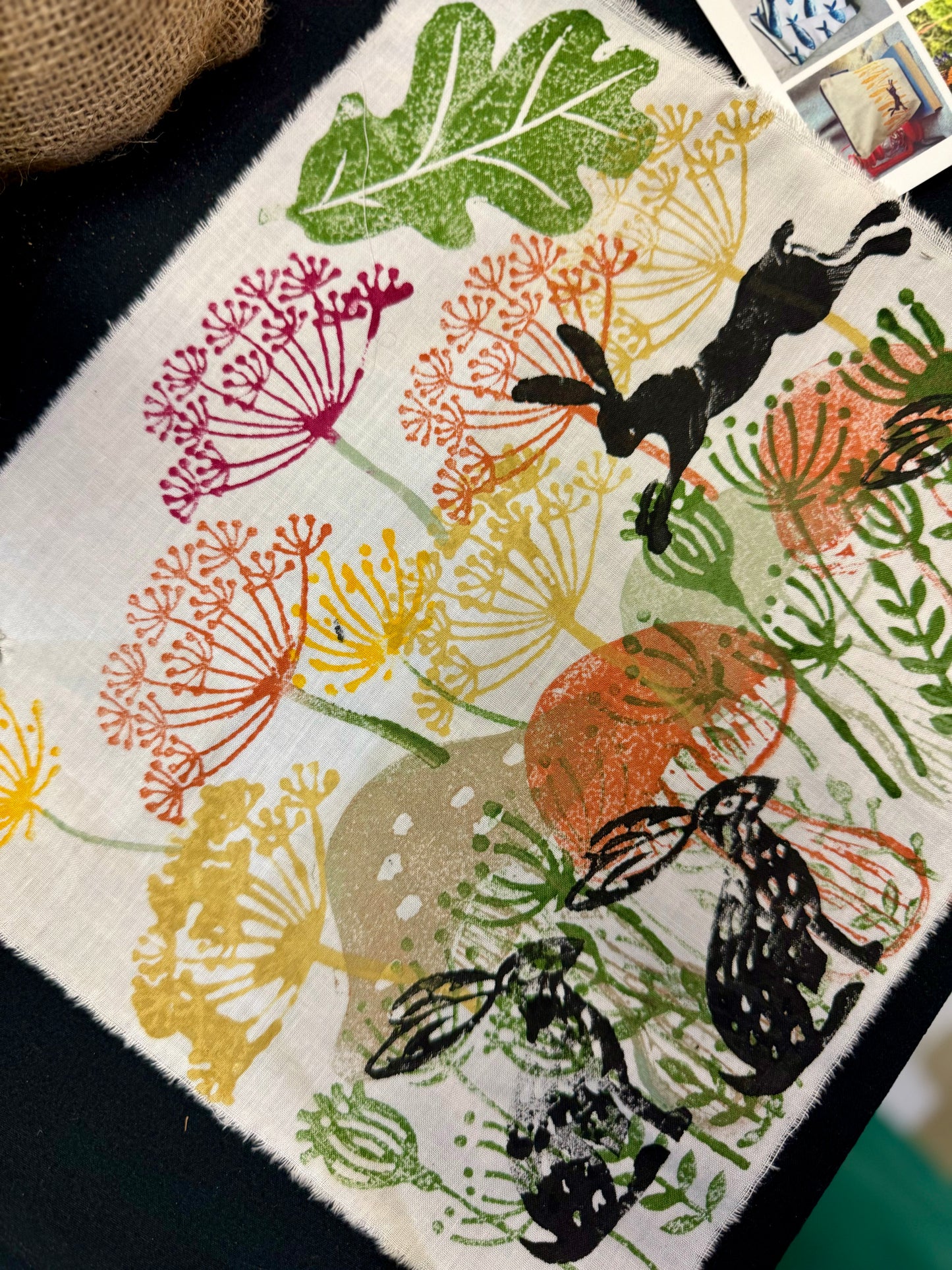 Spring Block Printing Workshop - Sunday 8th March 10.00-12.00