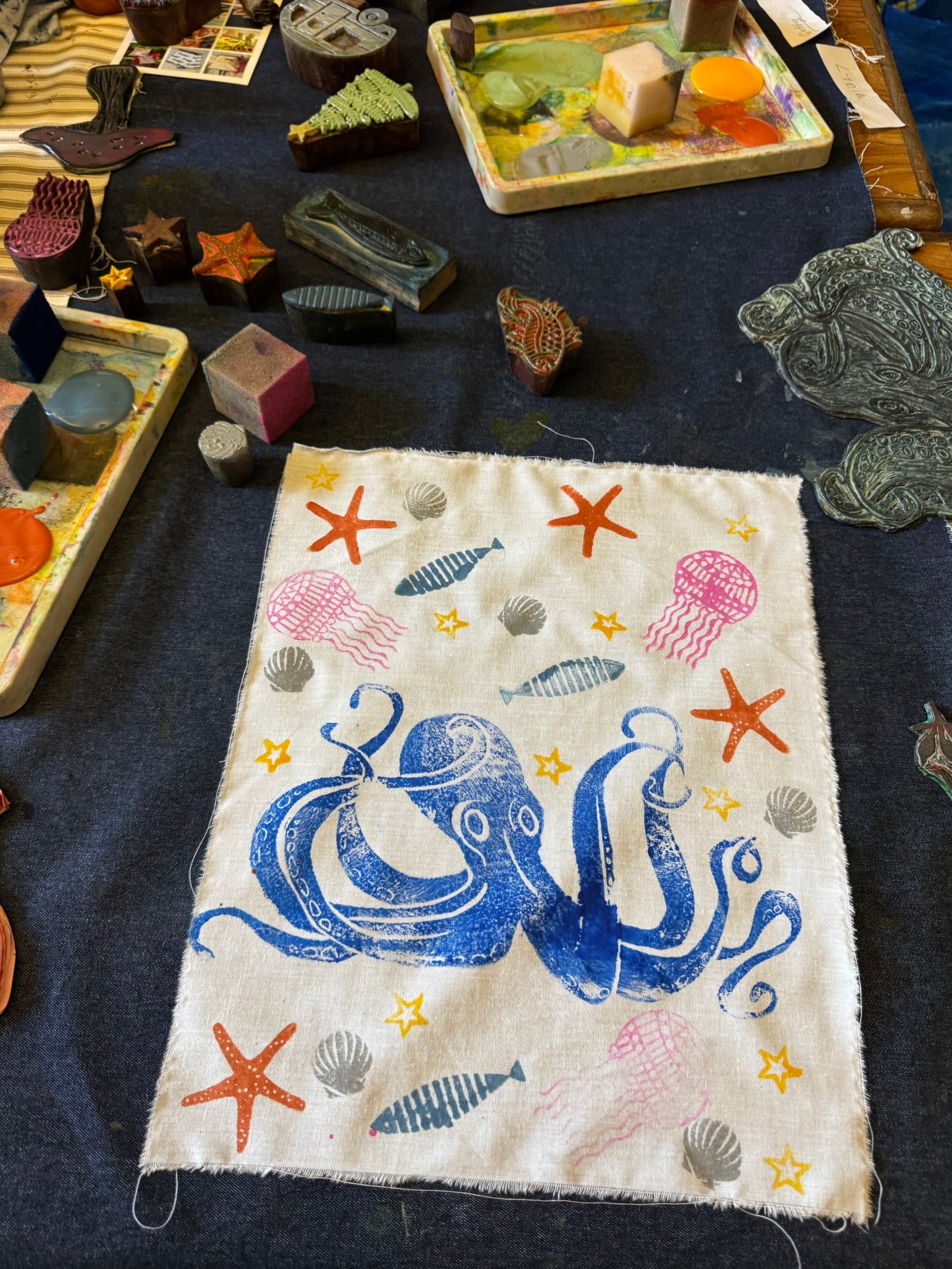 Spring Block Printing Workshop - Sunday 8th March 10.00-12.00