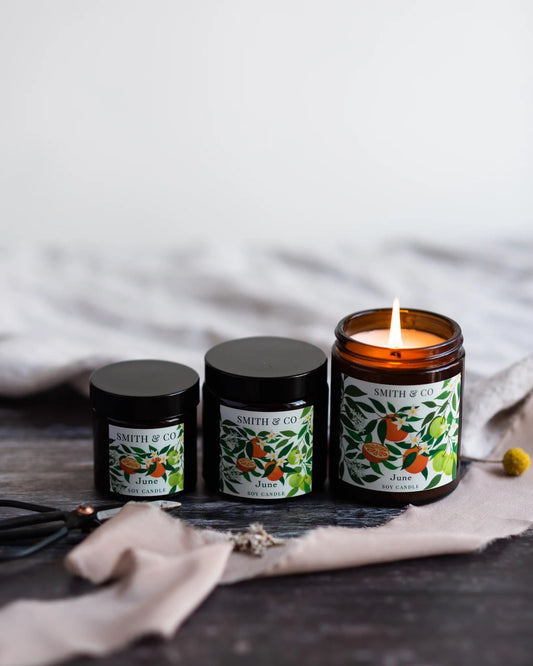 June Soy Wax Candle