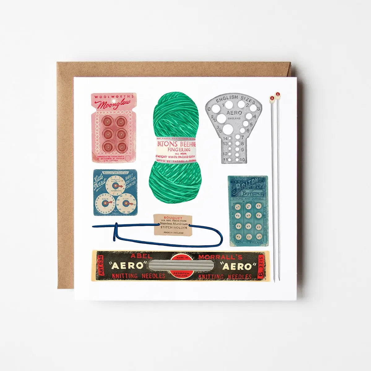 Knitting Card Knitting Greetings Card – Thrive