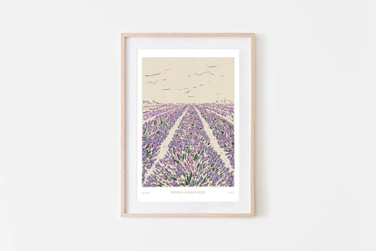 Lavender Fields Print