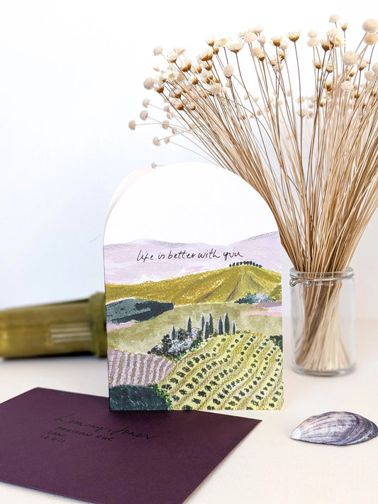 'Life is better...' Card