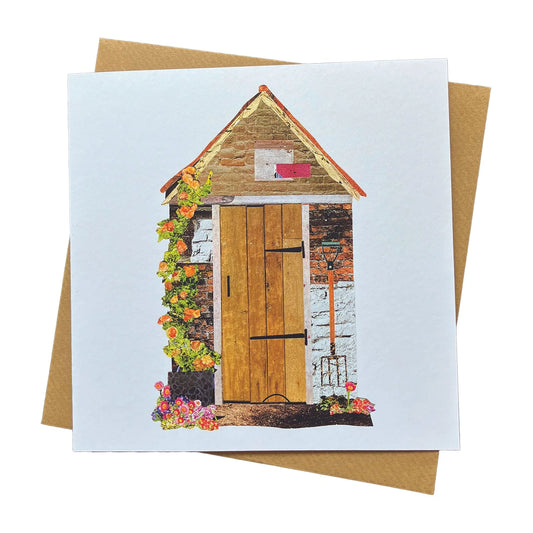 Garden Shed Collage Card