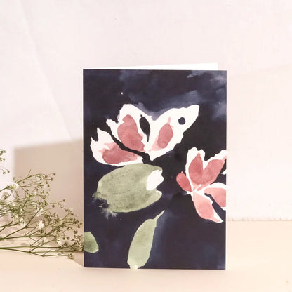 October Bloom Watercolour Card