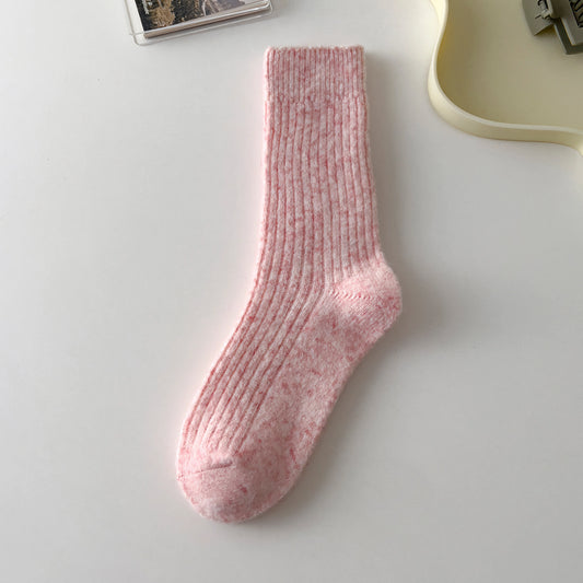 Pink Cashmere Socks