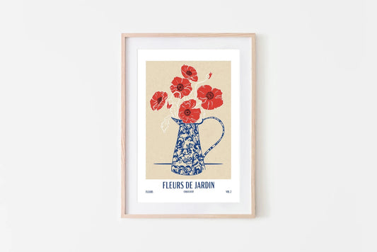 Poppies Fleurs Print