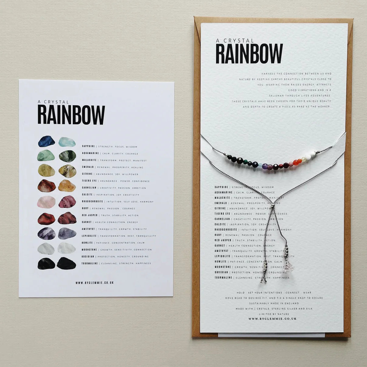 'Rainbow' Crystal Bracelet