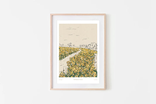 Rapeseed Fields Print