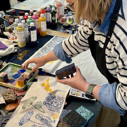 Print & Make A Lampshade Workshop - Sunday 25th January 10.00-13.00