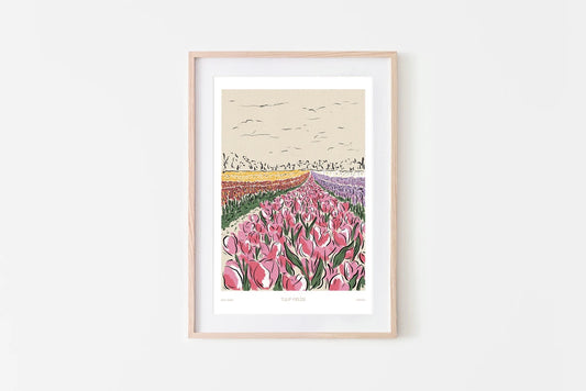 Tulip Fields Print